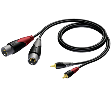Procab CLA701/1.5 1.5 meter tulp naar XLR male