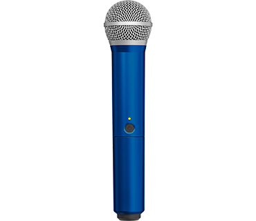 Shure behuizing voor BLX2-SM58 en BLX2-Beta58A blauw