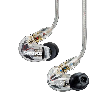 Shure SE215 Transparant