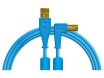 Chroma Cables USB A to USB B Blue Angled B Stock