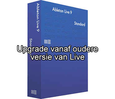 Ableton Live 9 upgrade vanaf oudere versie van Live Standard