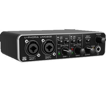 Behringer U-Phoria UMC202 USB audio interface