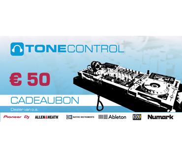 ToneControl Cadeaubon 50 euro