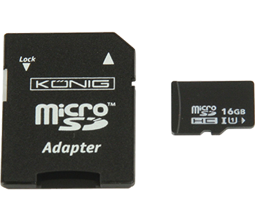 Konig MicroSDHC-geheugenkaart Class 10 16 GB