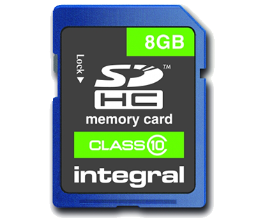 Intergral 8GB SD card