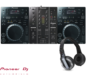Pioneer DJ Set 2 x CDJ-350 + DJM-350 + HDJ-500