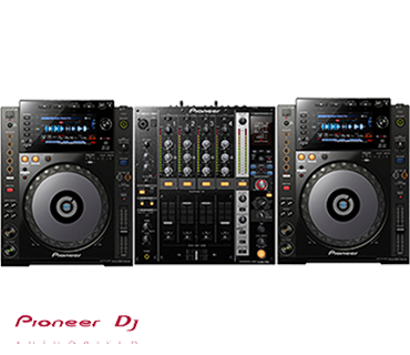 CDJ900 Nexus en DJM750 Pioneer DJ set