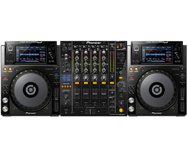 Pioneer DJ set 2 x XDJ-1000 + DJM-850-K