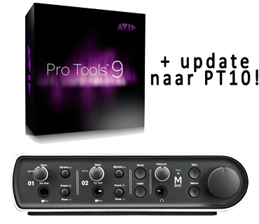 Avid Pro Tools 9 (incl. upgrade naar 10) + Mbox produceerset