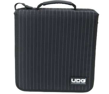 UDG CD Wallet 128 Black/Grey Stripe