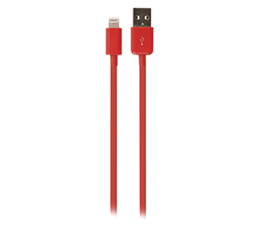 Valueline iPhone lightning kabel rood 1 meter