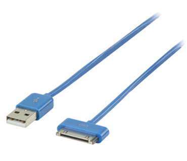 Valueline iPhone kabel blauw 2 meter