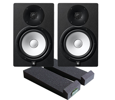 Yamaha HS8 monitor speaker set met MoPads
