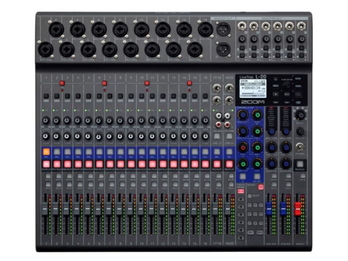 Zoom LiveTrak L-20 top