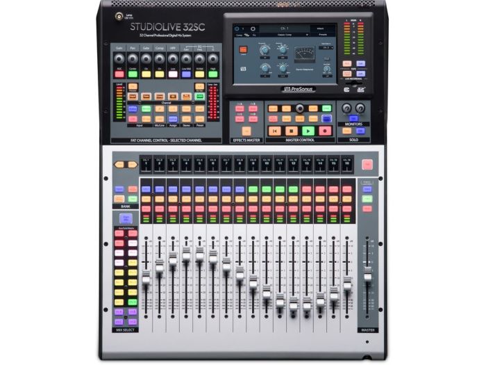 Presonus StudioLive 32SC III Digitale mixer Top