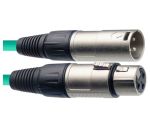 Stagg SMC6CGR XLR groen 6m