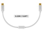 Chroma Cables USB C 25cm White