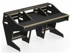 Sessiondesk Oktav 2 Matte Black with Key Big Zijkant