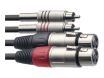 Stagg STC060CMXF XLR female naar RCA male stereo Main