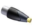 Procab CLP101 verloopadapter XLR female naar tulp female