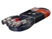 Stagg STC3CMXF adapterkabel RCA M naar XLR F 3m