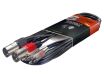 Stagg STC3CMXM adapterkabel RCA M naar XLR M 3m