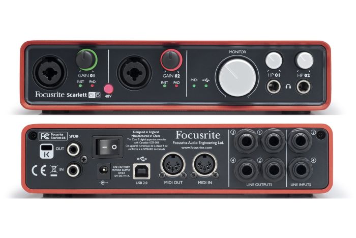 Focusrite Scarlett 6i6 USB audio interface Kopen? | Focusrite