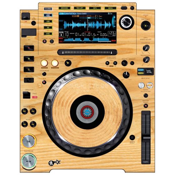 DJ-Skins Pioneer DJ CDJ-2000NXS2 Skin Woody