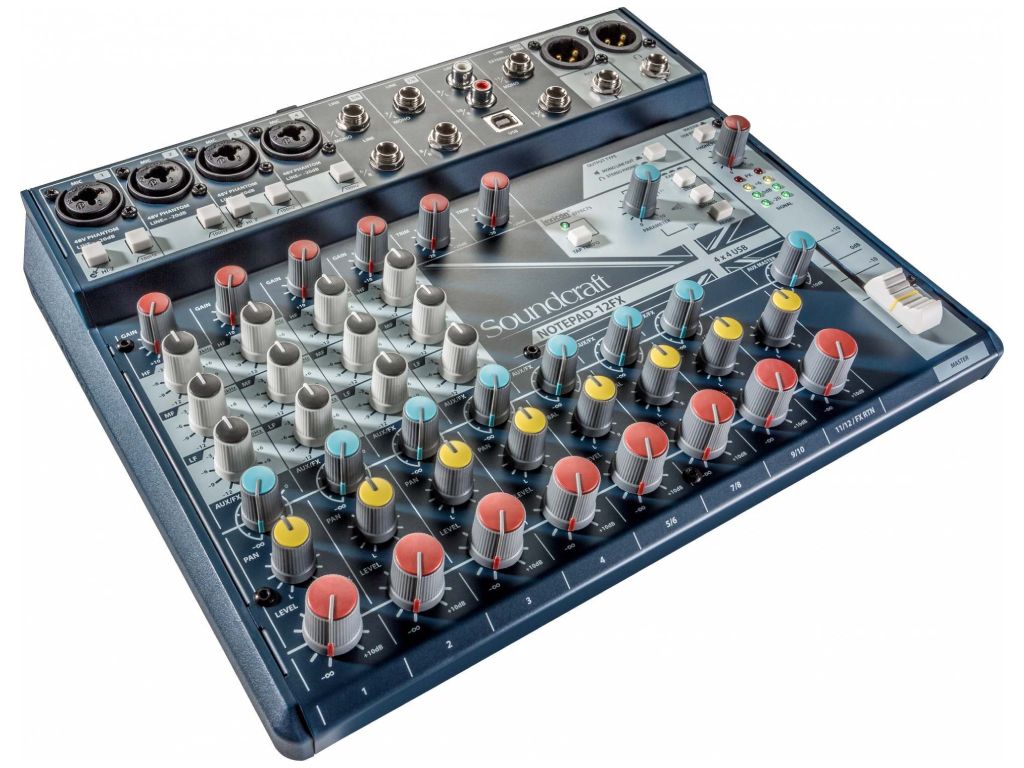 Soundcraft notepad 12fx ジャンク soundcraft notepad-12FX アナログミキサー ※ジャンク