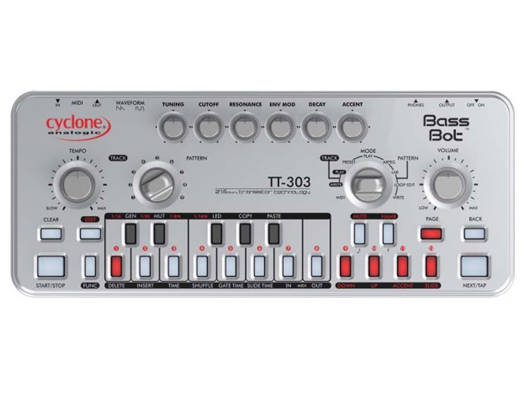 鍵盤楽器 cyclone-analogic Bass Bot TT-303 V2 Analogic Bass Bot Kopen? | Cyclone Synthesizers | ToneControl.nl