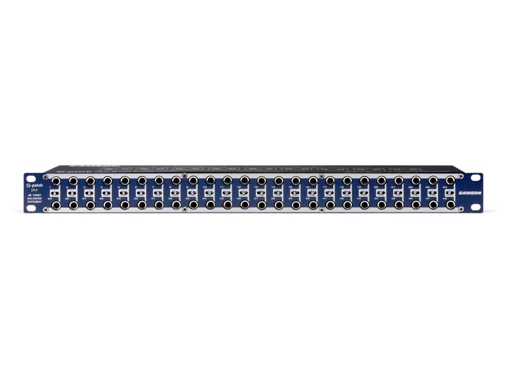 【未使用・全ch確認済】SAMSON S-Patch Plus TRSパッチベイ S-Patch+ Kopen? | Samson Patchbays | ToneControl.nl