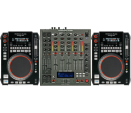 American Audio DJ set 2 x Radius 1000 + MX-1400 DSP