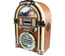 BasicXL Retro Jukebox met radio en CD-speler