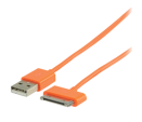 Valueline iPhone kabel oranje 2 meter