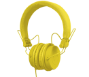 Reloop RHP-6 DJ hoofdtelefoon geel