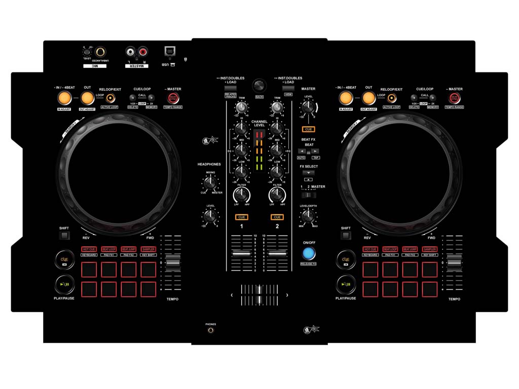DJ-Skins Pioneer DDJ-400 Black