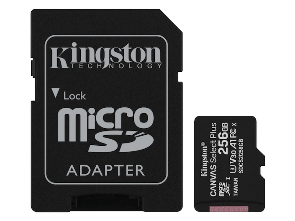 KINGSTON 256GB MicroSDXC Canvas Select+ afbeelding
