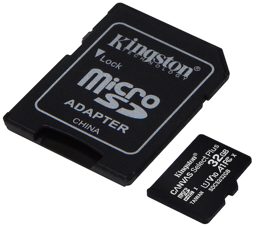 KINGSTON 32GB MicroSDHC Canvas Select+ afbeelding