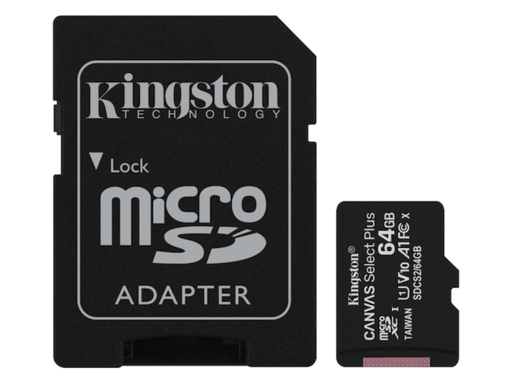 KINGSTON 64GB MicroSDXC Canvas Select+ afbeelding