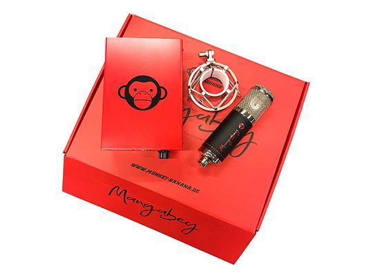 Monkey Banana Mangabey Zwart afbeelding
