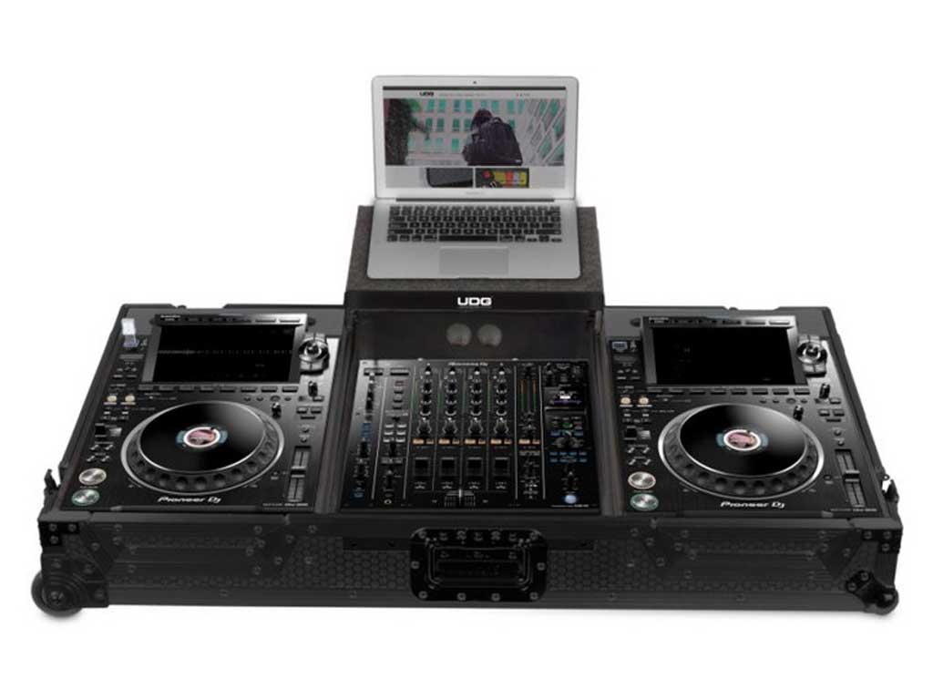 UDG Ultimate Flight Case Set Pioneer CDJ-3000/A9 Black Plus (L&W) afbeelding