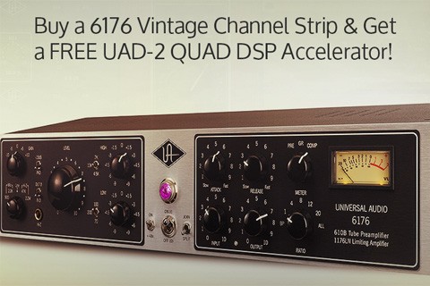 Koop een 6176 Channel Strip en ontvang een gratis UAD-2 Quad